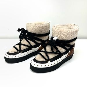 Inuikii Curly Rock Shearling Sneaker Boot